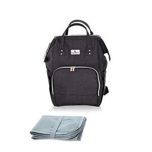 Imagine Rucsac accesorii bebelusi Lorelli Tina, multiple compartimente, Negru