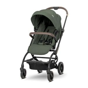 Imagine Carucior pentru nou-nascut Lorelli Makaya, cu scaun rotativ 360 grade, cadru din aluminiu, pana la 22 kg, Verde