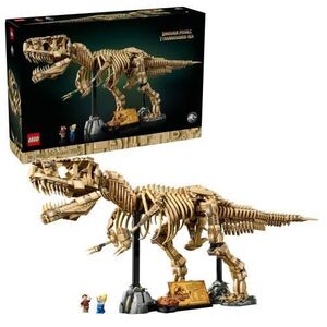 Imagine LEGO Jurassic Park 76968, schelet dinozaur Tyranozaur, 33cm, 3145 piese