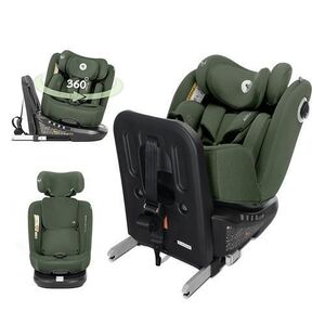 Imagine Scaun auto pentru copii Lorelli Auriga, i-Size, Isofix, anti rebound bar, rotativ 360, SPS, 0 luni-12 ani, 40-150 cm, Verde