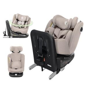 Imagine Scaun auto pentru copii Lorelli Auriga, i-Size, Isofix, anti rebound bar, rotativ 360, SPS, 0 luni-12 ani, 40-150 cm, Bej