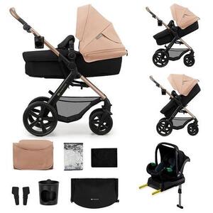 Imagine Carucior multifunctional KinderKraft MOOV 2 EVA 4 in 1, 4 roti, 22 kg, Bej