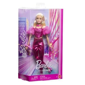 Imagine Papusa Barbie - Deluxe Style, cu tinuta roz metalizat