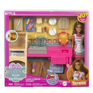 Imagine Set de joaca Barbie & Teresa - Reteta pentru prietenie, Creeaza si coace, cu accesorii