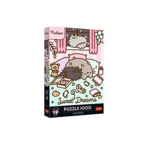 Imagine Puzzle clasic Trefl Pusheen, 1000 elemente, 48x68, 3cm, 3 ani+