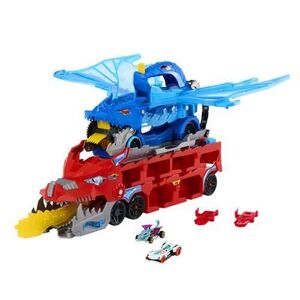Imagine Set de joaca Hot Wheels City - Ultimate Dual Dragon Transporter