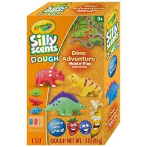 Imagine Mini set activitati cu plastilina si forme Silly dinosauri CRYA1-2596-2369
