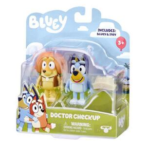 Imagine Set 2 figurine Bluey - Bluey & Indy, Doctor Checkup