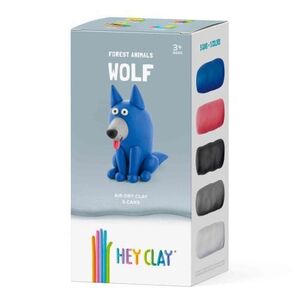 Imagine Set Hey Clay Forest Animals - Lup