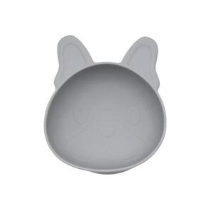 Imagine Set 2 boluri bebelusi Melii Bulldog, silicon, Gri