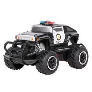 Imagine Masina cu telecomanda Mini RC Car Police Quer, scara 1: 43 (Negru/Alb)