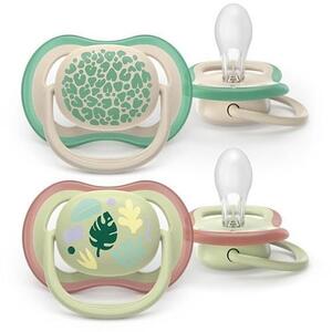 Imagine Set 2 suzete Philips Avent Ultra Air SCF087/17 care lasa pielea bebelusului sa respire, ortodontice, fara BPA, 6-18 luni, colorat