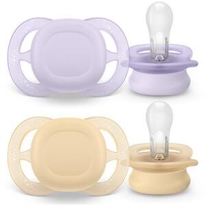 Imagine Set 2 suzete Philips Avent Ultra Start SCF075/11, ortodontice, fara BPA, 0-2 luni