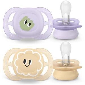 Imagine Set 2 suzete Philips Avent Ultra Start SCF075/13, ortodontice, fara BPA, 0-2 luni