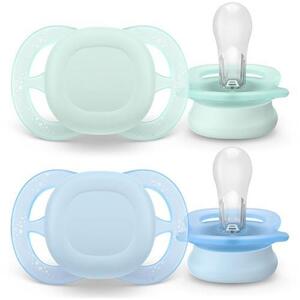 Imagine Set 2 suzete Philips Avent Ultra Start SCF075/12, ortodontice, fara BPA, 0-2 luni