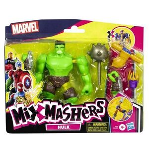 Imagine Figurina Marvel Mix Mashers - Hulk, cu accesorii, 12 cm