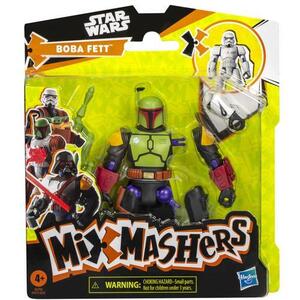 Imagine Figurina Star Wars Mix Mashers - Boba Fett, cu accesorii, 12 cm