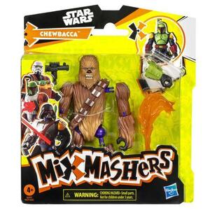 Imagine Figurina Star Wars Mix Mashers - Chewbacca, cu accesorii, 12 cm