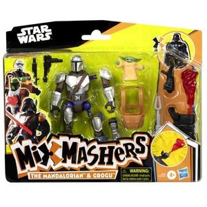 Imagine Figurina Star Wars Mix Mashers - The Mandalorian, cu accesorii, 12 cm