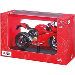 Imagine Motocicleta Maisto - Ducati 1199 Panigale, cu stand, 1: 12