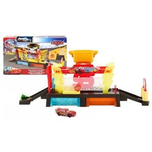 Imagine Set de joaca Disney Pixar Auta Zygzak McQueen, spalatorie auto cu schimbare de culoare, 50cm