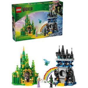 Imagine LEGO® Wicked - Emerald City si Castelul Kiamo Ko 75689, 860 piese