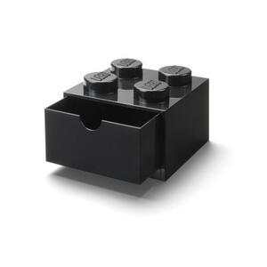 Imagine Sertar de birou LEGO 2x2, 16 x 16 x 12 cm, +3 ani, Negru