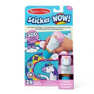 Imagine Set Melissa & Doug - Autocolante si stampila, Unicorn