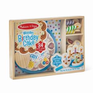 Imagine Set de joaca din lemn Melissa & Doug - Tort aniversar