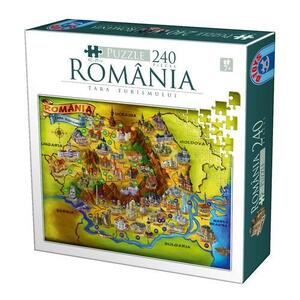 Imagine Puzzle D-Toys Romania, Obiective turistice, 240 piese