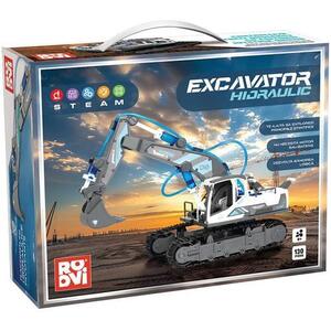 Imagine Set de constructie ROOVI - Excavator hidraulic, 130 piese