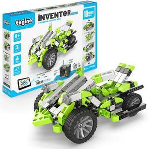 Imagine Set de constructie Engino - Inventor Motorized: Motocicleta extrema pe 4 roti