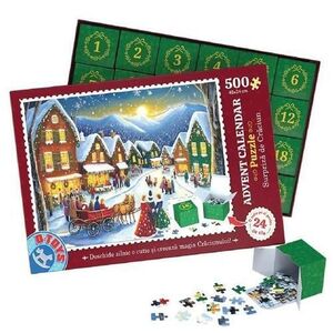 Imagine Puzzle Advent Calendar Model 1, 500 piese