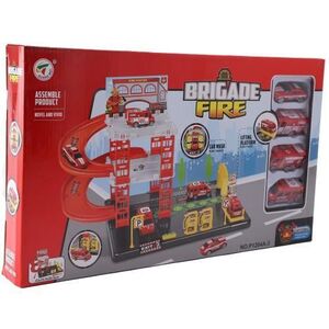 Imagine Set de joaca Brigade Fire - Statie de pompieri cu parcare