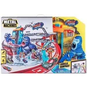 Imagine Set de joaca Zuru Metal Machines Gorilla Rampage, cale de rulare pe trei niveluri cu lift si carucior