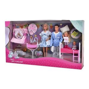 Imagine Set de joaca Steffi Love - Pyjama Party Happy Family
