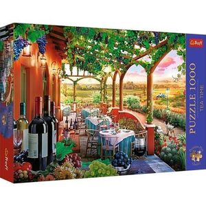 Imagine Puzzle Trefl Premium Plus - Tea Time, Podgoria Italiana, 1000 piese