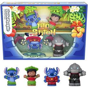 Imagine Set 4 figurine Fisher Price Little People Collector - Disney Lilo & Stitch