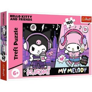 Imagine Puzzle Trefl - Hello Kitty si prietenii, 160 piese