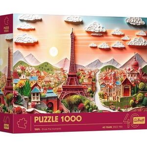 Imagine Puzzle Trefl din 1000 piese - Parisul 3D