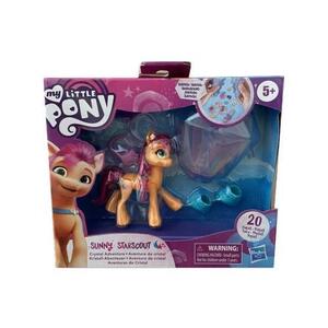 Imagine Set Figurina My Little Pony Crystal Adventure Sunny Starscout, 8 cm