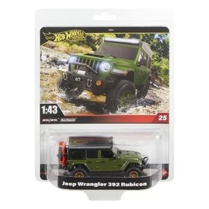 Imagine Masinuta metalica Hot Wheels Premium Real Riders Jeep Wrangler 392 Rubicon, Scara 1 la 43