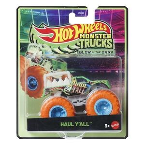 Imagine Masinuta Hot Wheels Monster Truck Glow in The Dark Haul Yall, Scara 1 la 64