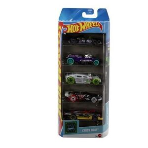 Imagine Set 5 Masini Hot Wheels Cyber Noir