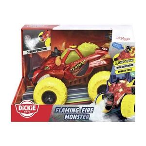 Imagine Masina de teren DICKIE Flaming Fire Monster cu lumini si sunete, 25cm