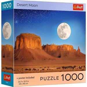 Imagine Puzzle Trefl Colectia SUA Luna in desert poster inclus, 1000 de piese