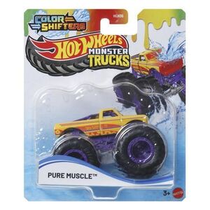 Imagine Masinuta Hot Wheels Monster Trucks - Color Shifters, Pure Muscle, 1: 64