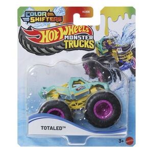 Imagine Masinuta Hot Wheels Monster Trucks - Color Shifters, Totaled, 1: 64