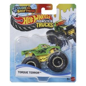 Imagine Masinuta Hot Wheels Monster Trucks - Color Shifters, Torque Terror, 1: 64