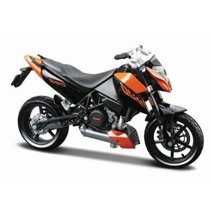 Imagine Motocicleta metalica cu stand MAISTO Editie Speciala Ktm 690 Duke, Scara 1 la 18
